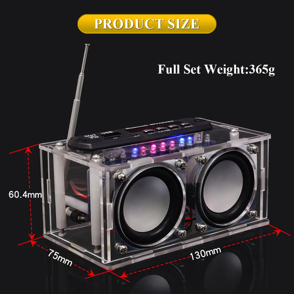 Diy bluetooth-динамик с fm-радио 87 - Фотография_3