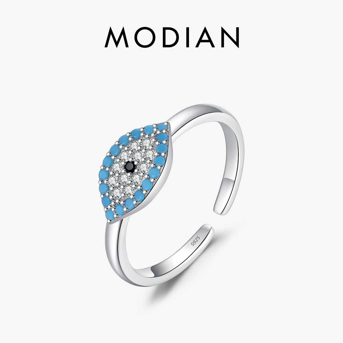Регулируемое кольцо modian из стерлингового