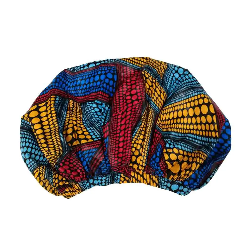 Модная шапочка для душа с принтом анкары и батика для ванной комнаты - Фотография_4