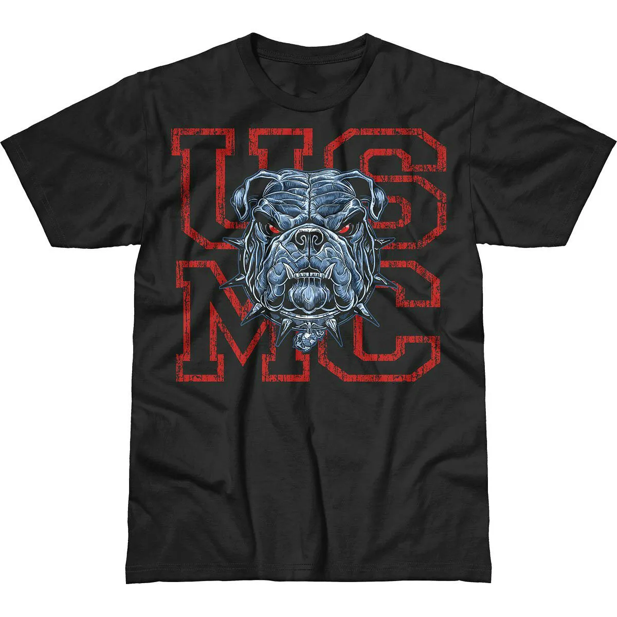 Футболка usmc blue bulldog battlespace