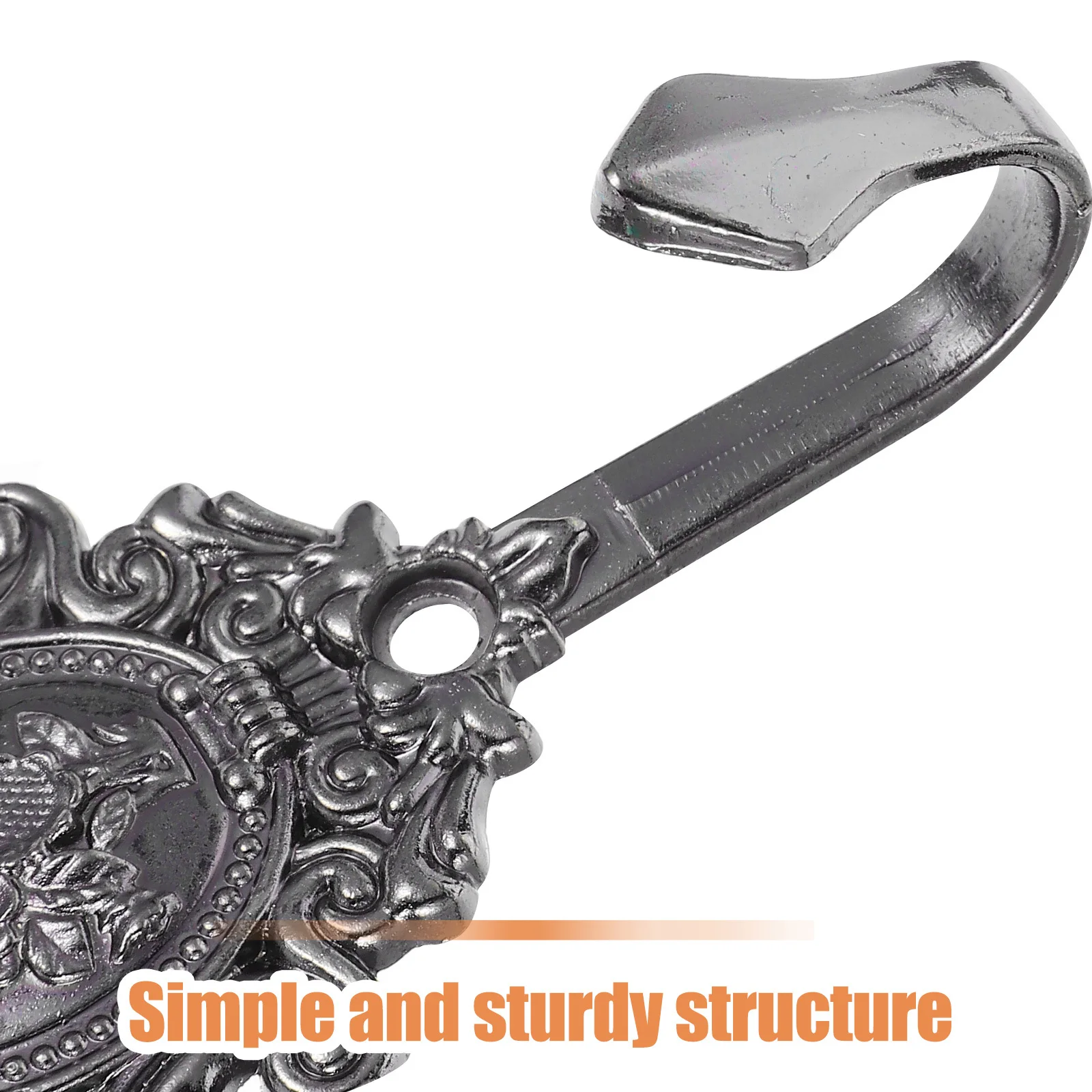 Металлическая настенная вешалка с крючками для пальто - Фотография_2