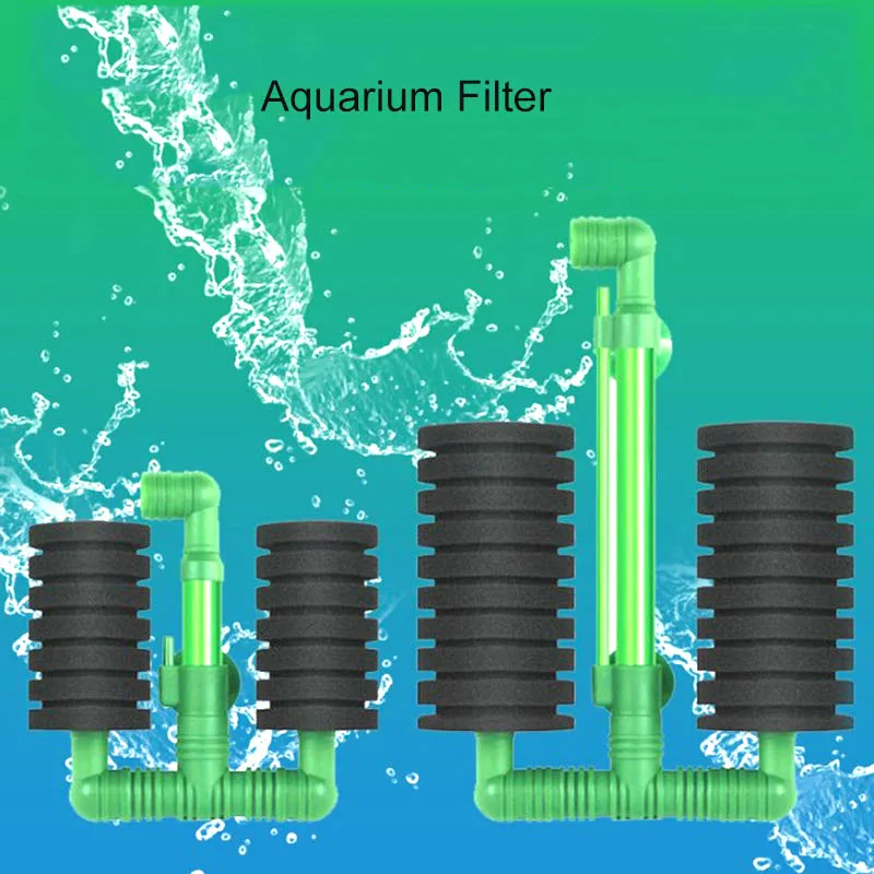 Фильтр для аквариума bio-spong fish tank air скиммер с насосом