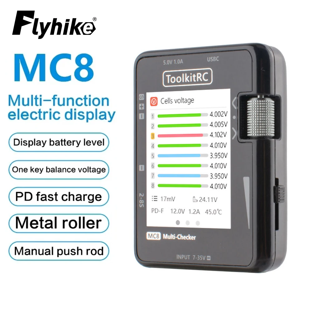 Toolkitrc mc8 мини-устройство проверки