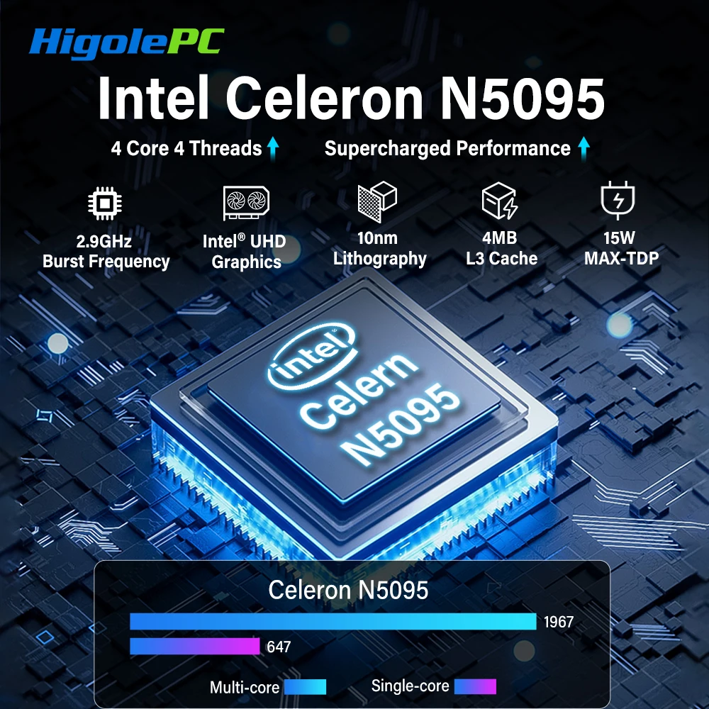 Мини-пк higole f10 с экраном 10 - Фотография_3