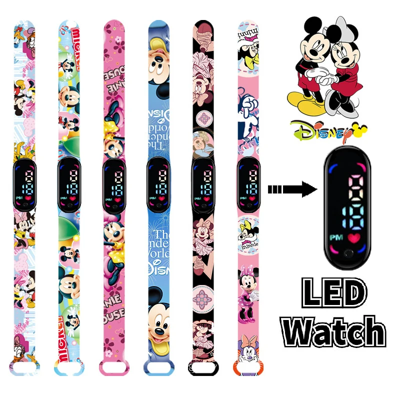 Детские часы disney с микки и минни