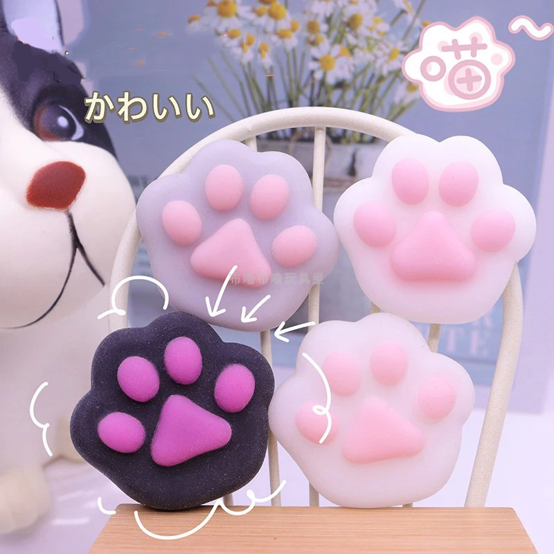 Kawaii mini squishy cat paw pinch