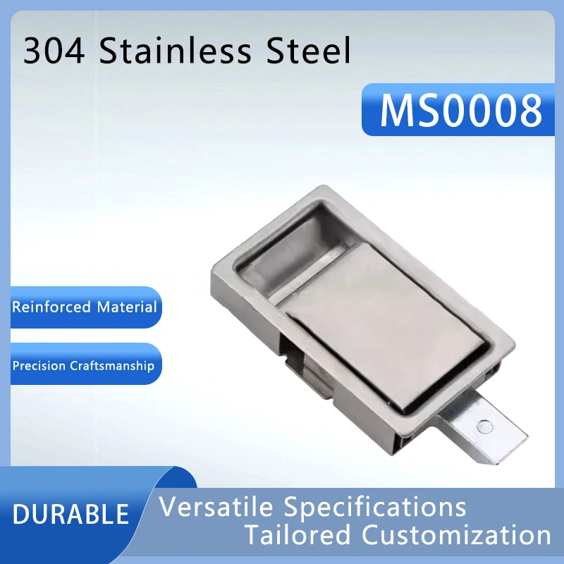 Плоский пружинный замок из нержавеющей стали 304 - Фотография_2