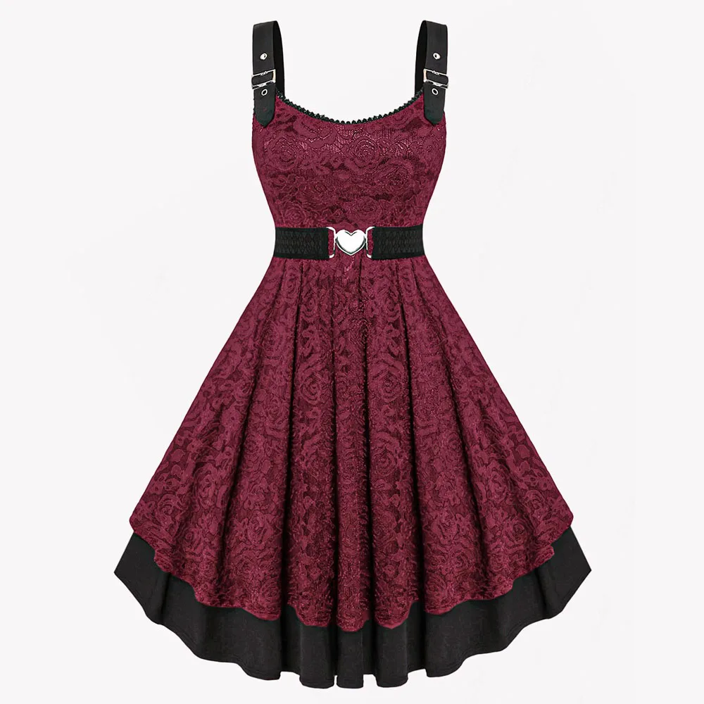 Rosegal винтажное кружевное жаккардовое