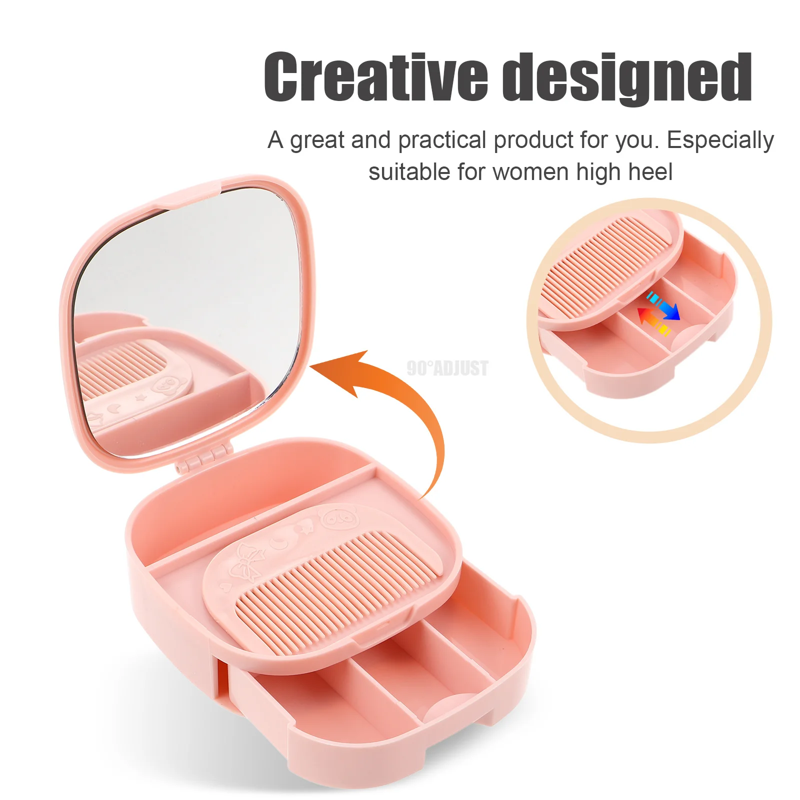 Многослойное косметическое зеркало-органайзер - Фотография_2