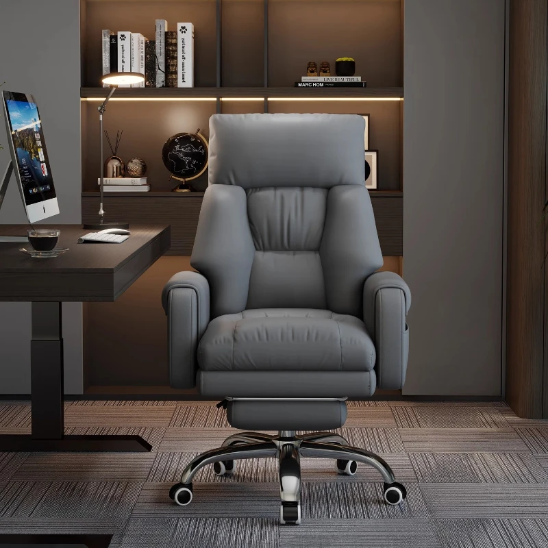 Кожаное вращающееся офисное кресло - Фотография_4