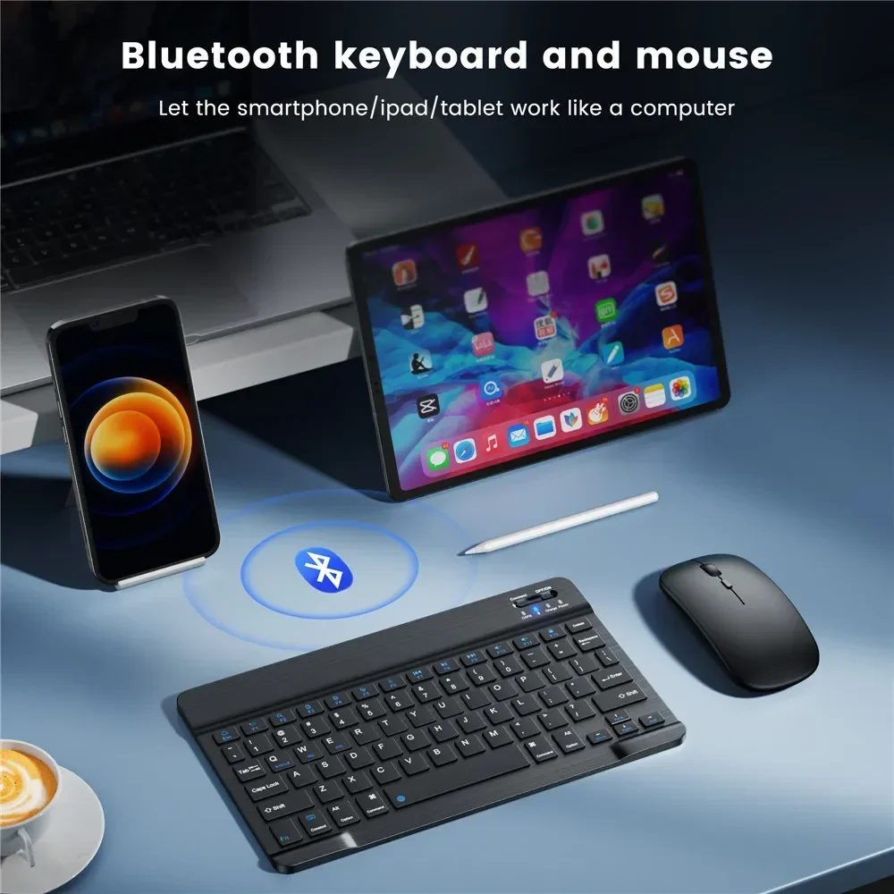 10-дюймовая беспроводная bluetooth-клавиатура для планшета ipad - Фотография_2