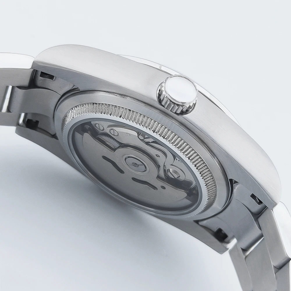 Роскошные часы nh35 с индивидуальным логотипом для женщин и мужчин - Фотография_6