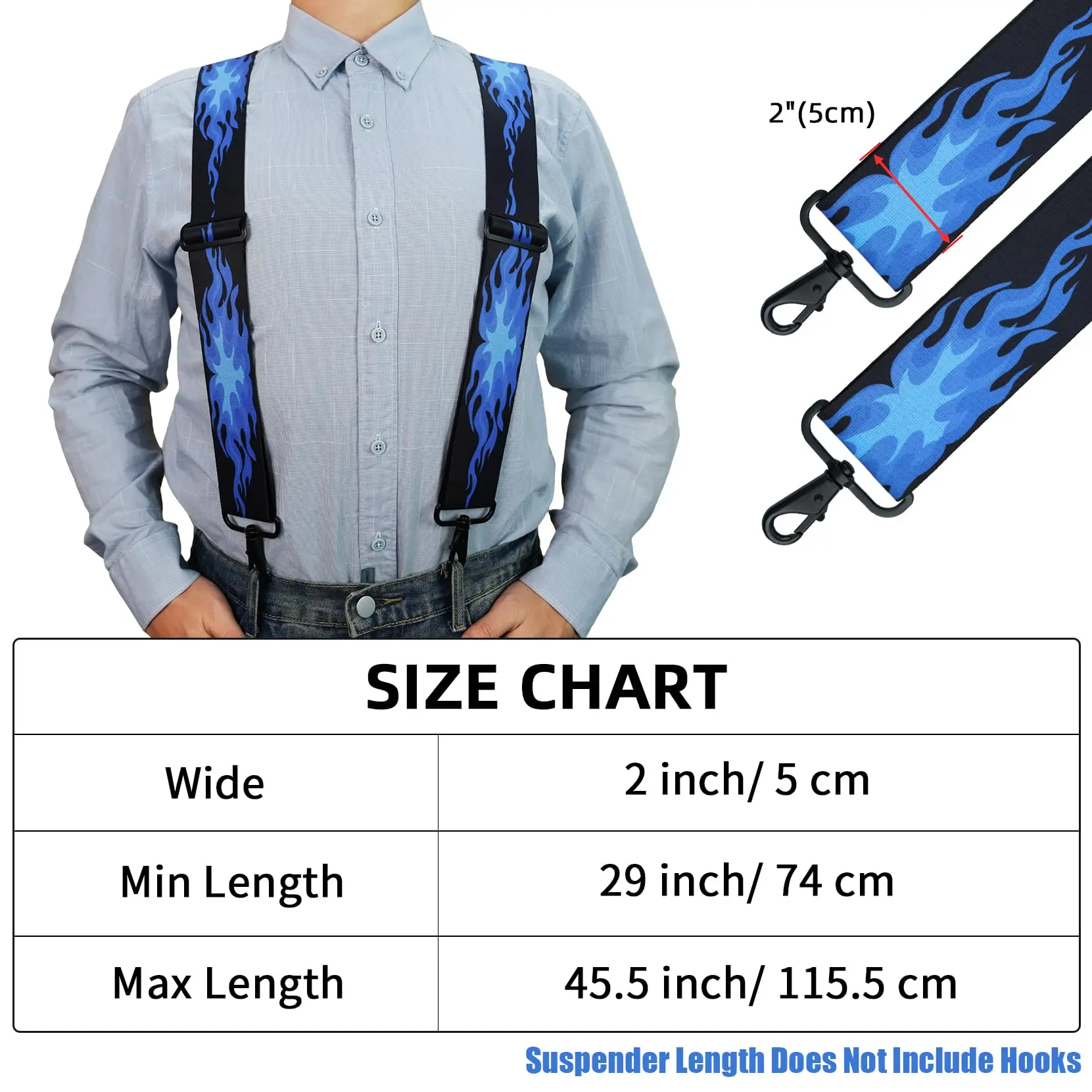 Подтяжки melohard мужские полностью эластичные - Фотография_3