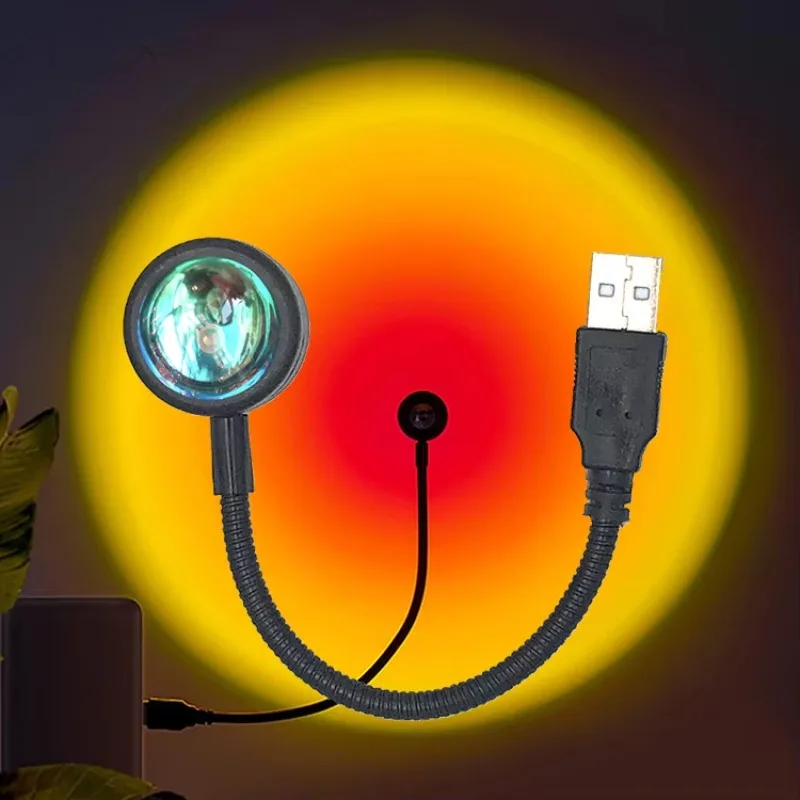 1x usb лампа заката