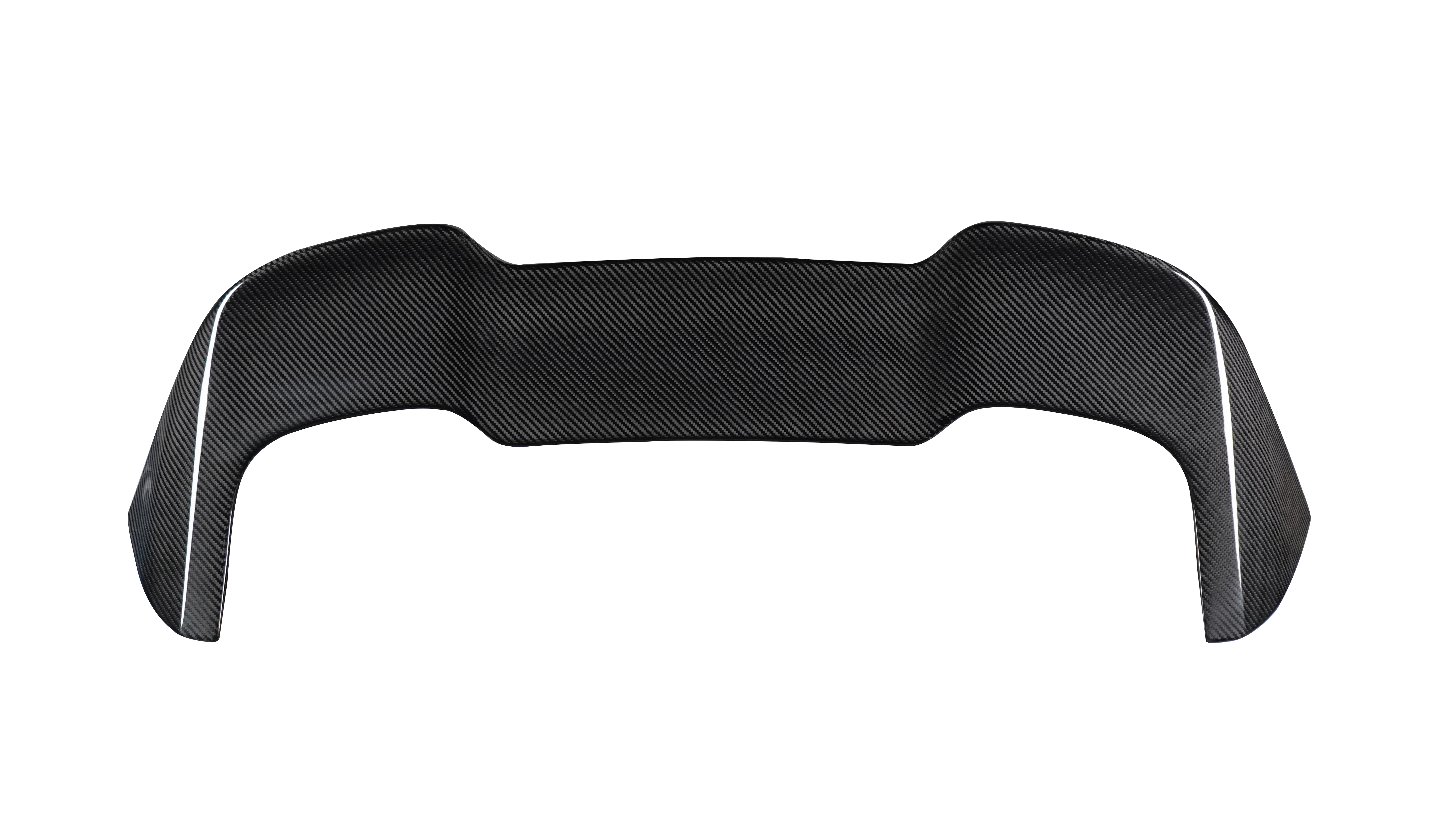 Сухой карбоновый 3k саржевый автомобильный задний спойлер - Фотография_4