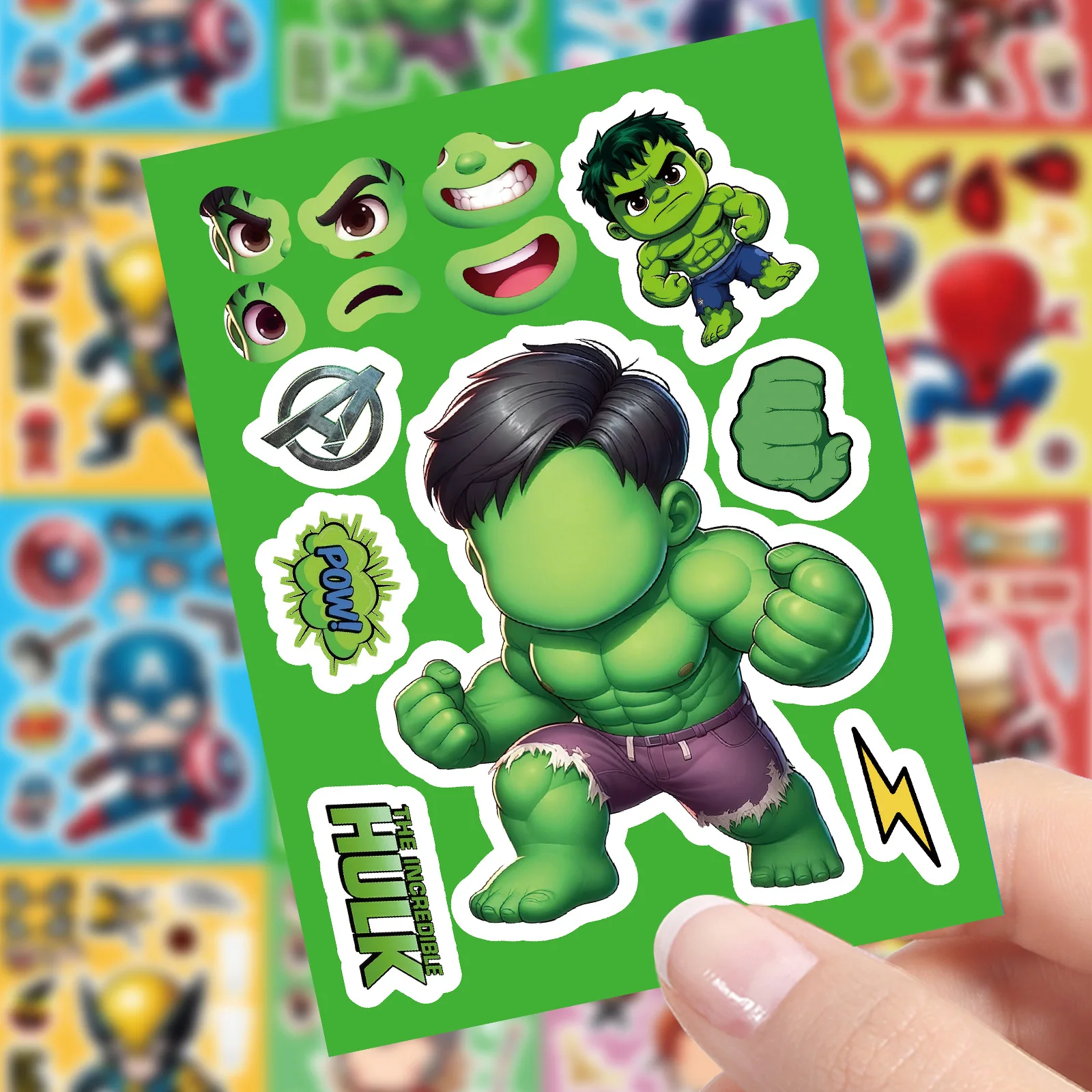 Листов disney marvel наклейки-пазлы - Фотография_2