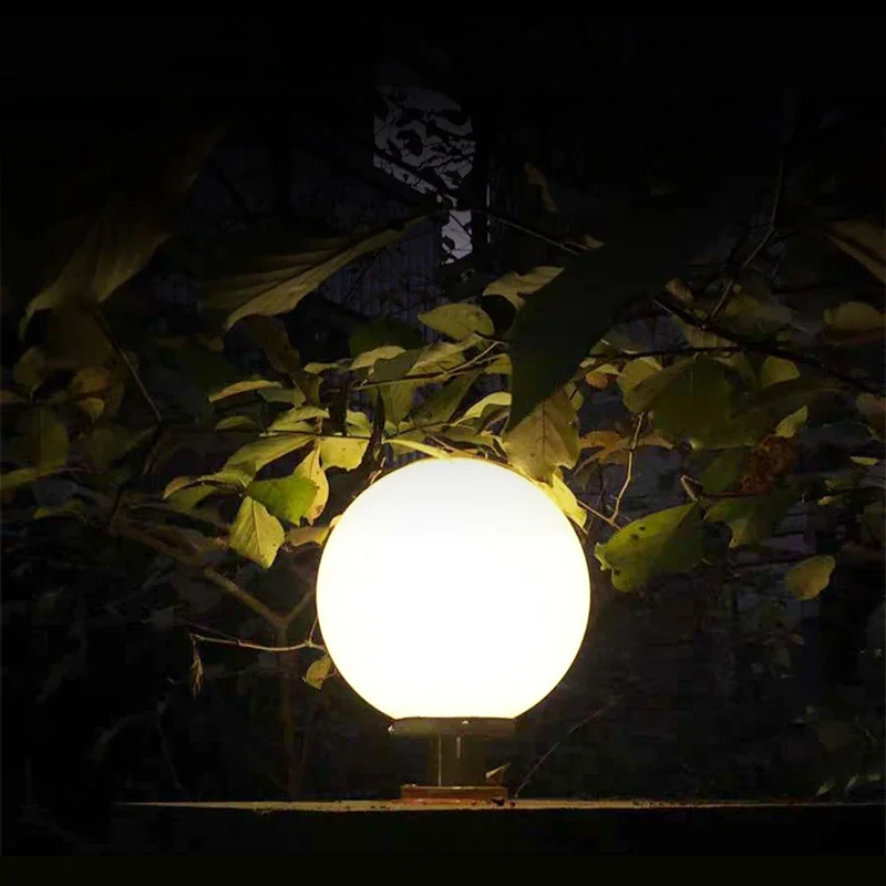 Светодиодная круглая шаровая лампа для улицы - Фотография_3