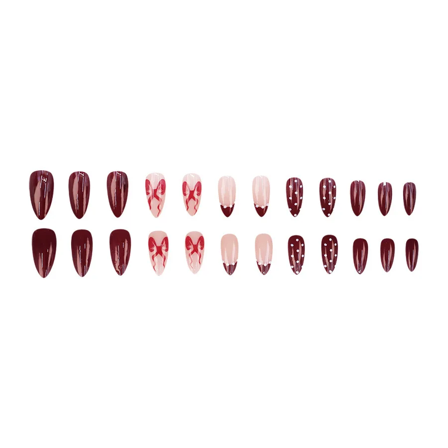 Французские накладные ногти с липкими выступами - Фотография_5