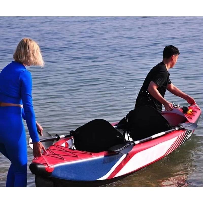 Портативный надувной океанский каяк и sup-набор на 2 человека - Фотография_2