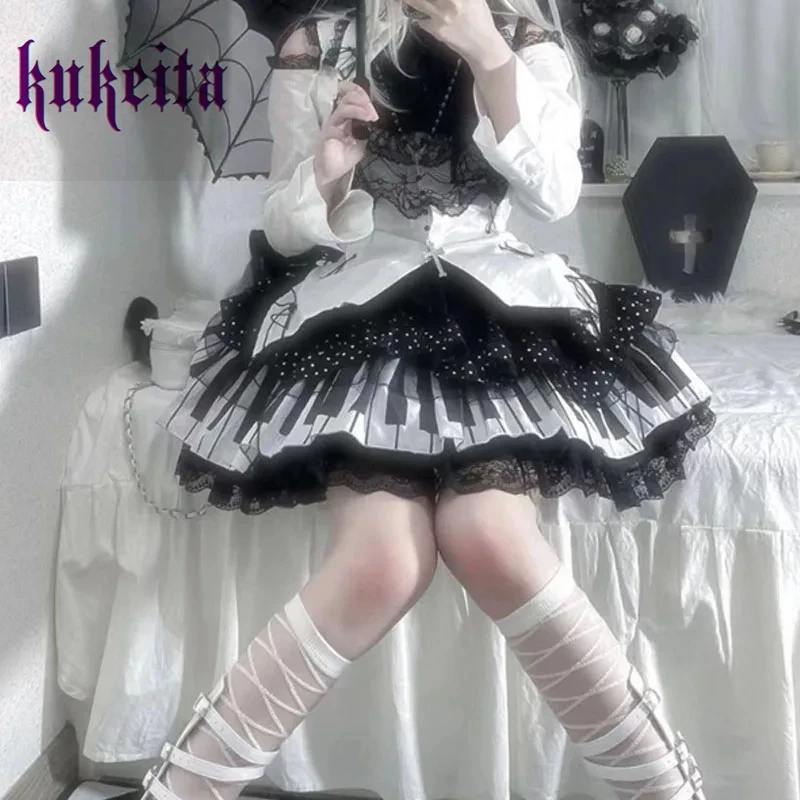 Kukeita harajuku y2k punk piano - Фотография_3