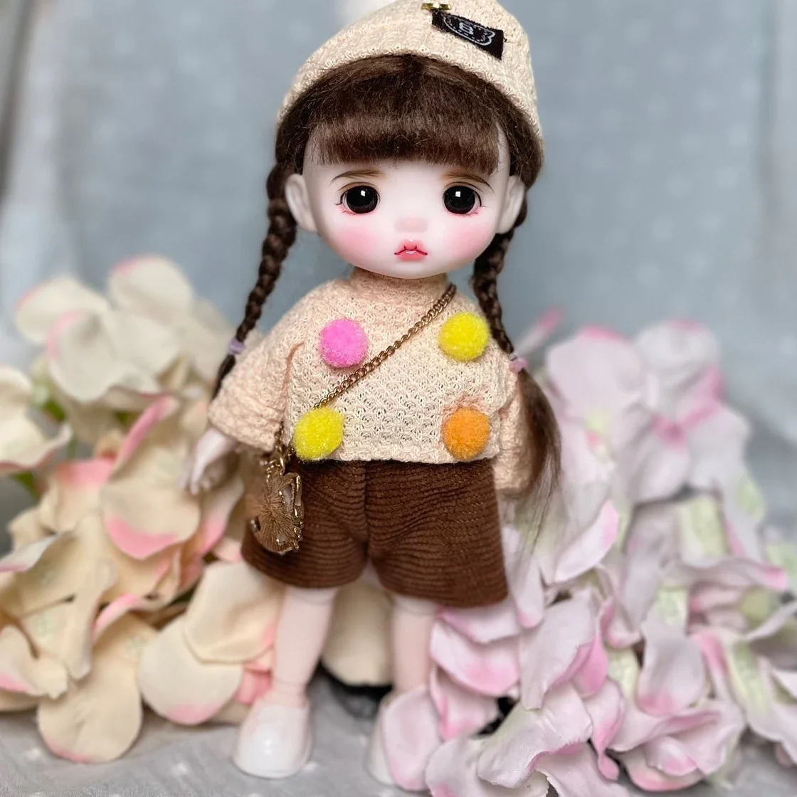 16cm handmade bjd doll little girl - Фотография_2