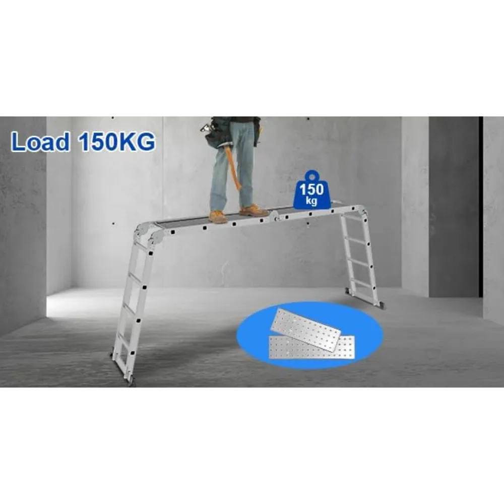 Многофункциональная алюминиевая лестница 470 см - Фотография_4