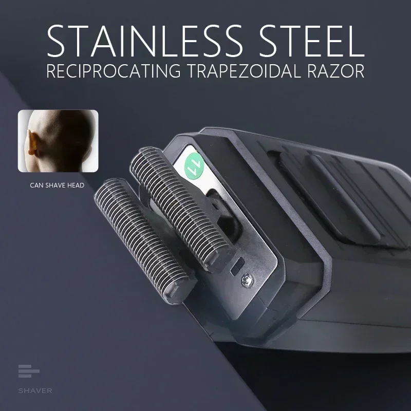 Kemei перезаряжаемая беспроводная бритва для мужчин - Фотография_2