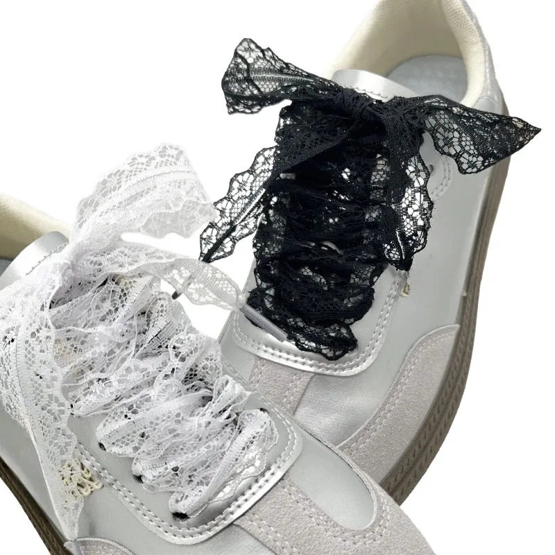 1 пара милых кружевных шнурков для женщин - Фотография_2