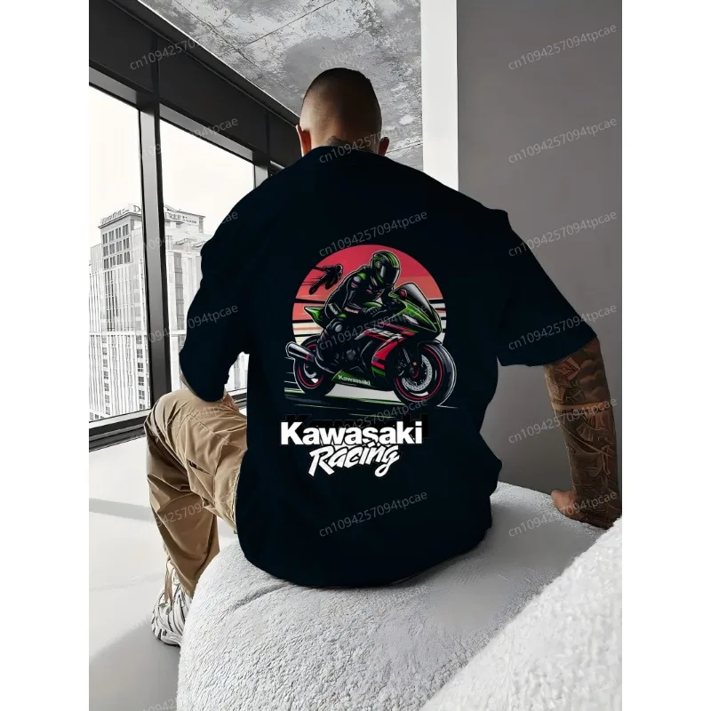 Новая футболка с логотипом kawasaki 2025 года - Фотография_3
