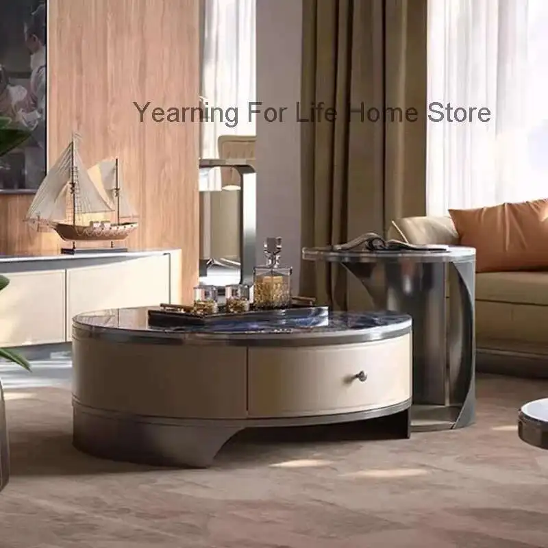 Clear coffee tables storage minimalist - Фотография_3