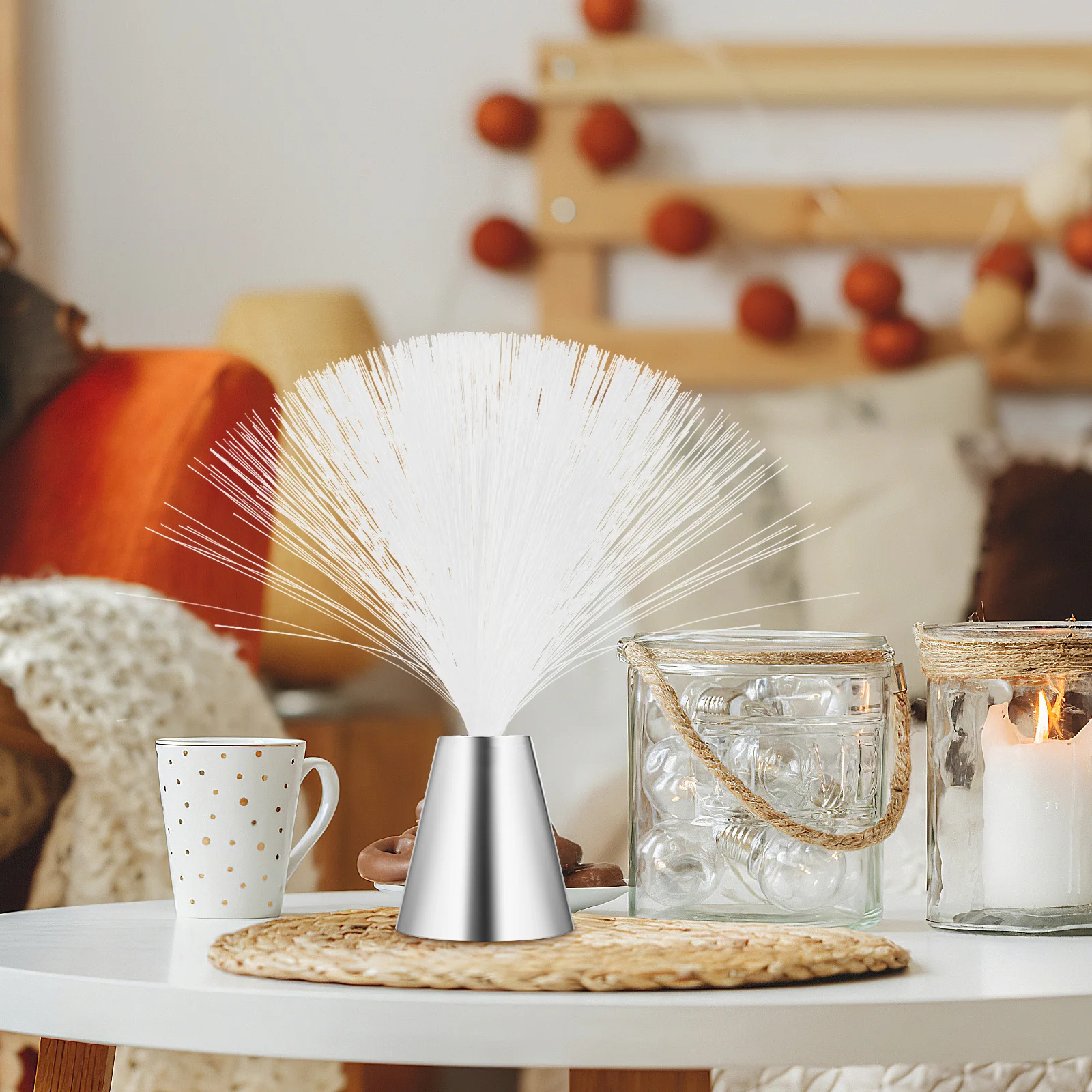 Волоконно-оптический светодиодный светильник с 3-цветным изменением - Фотография_3