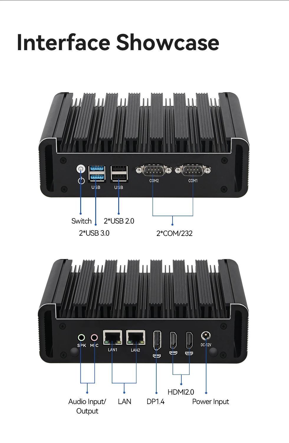 Промышленный мини-пк helorpc 2lan2com - Фотография_5