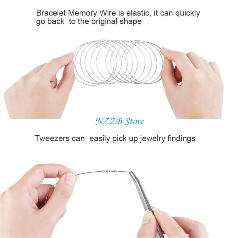 T21f открытые кольца и застежки-карабины с плоскогубцами и пинцетом - Фотография_4