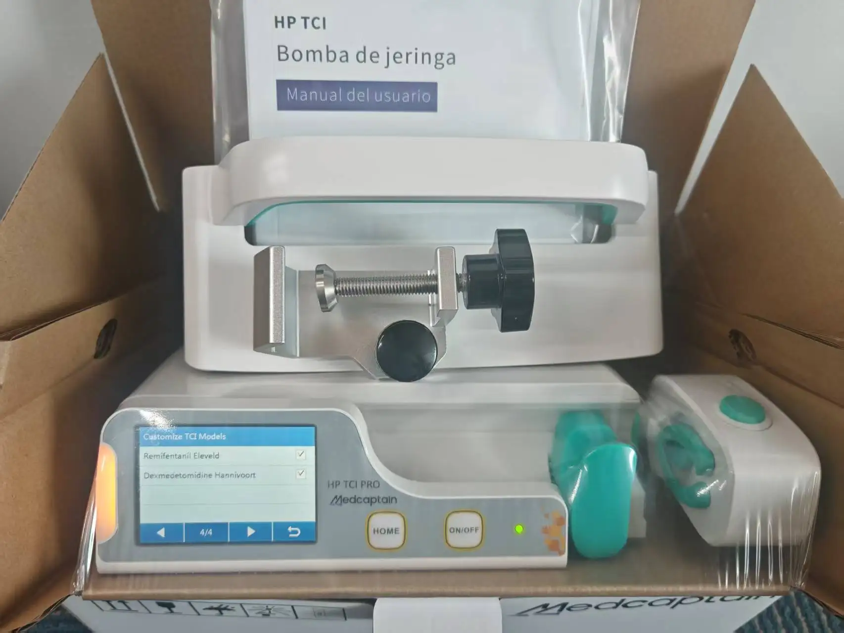 Шприцевой насос tci medcaptain с сенсорным экраном - Фотография_5