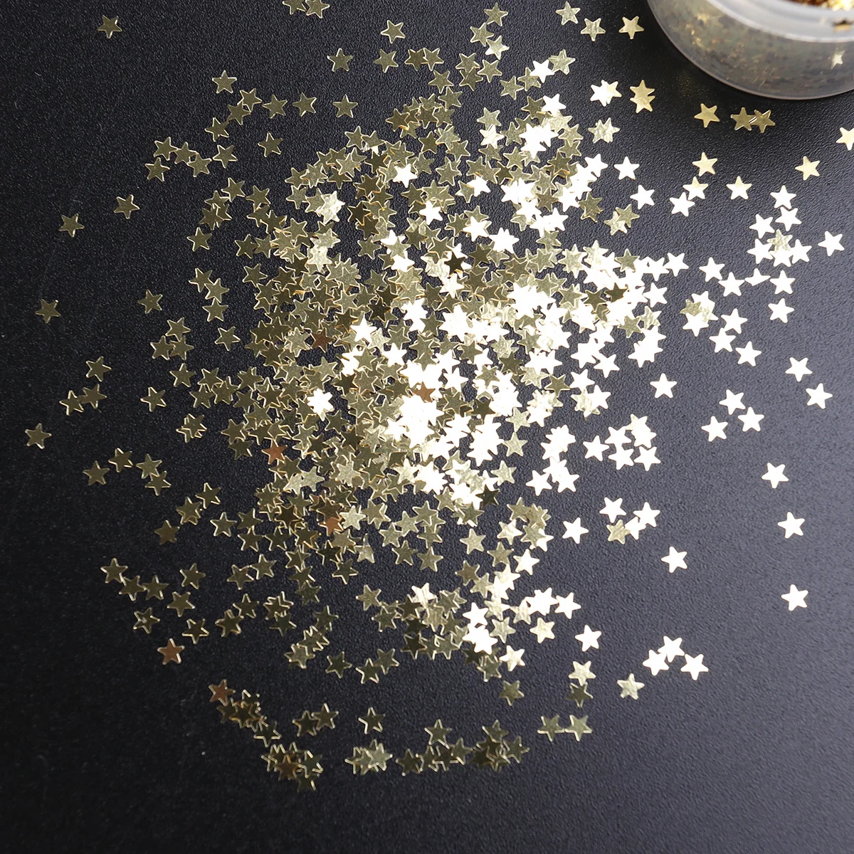 3 мм пятиконечная звезда с блестками - Фотография_3