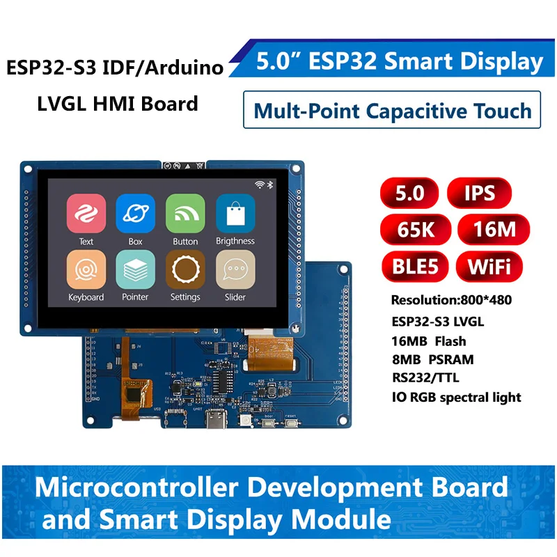Esp32-s3 lvgl wifi & bles hmi