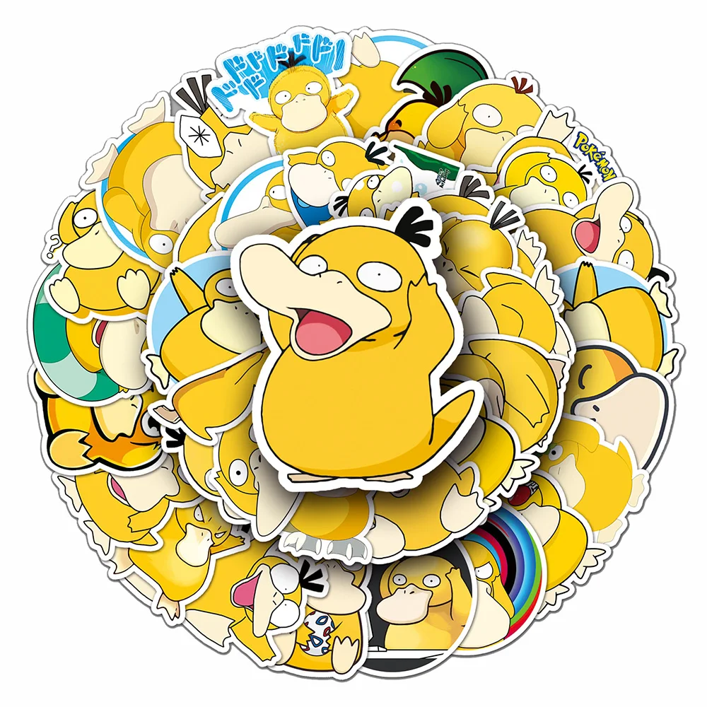 Забавные мультяшные стикеры psyduck