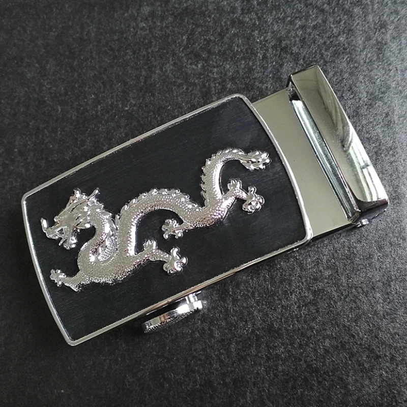 Ремень мужской с автоматической пряжкой из пу кожи - Фотография_6