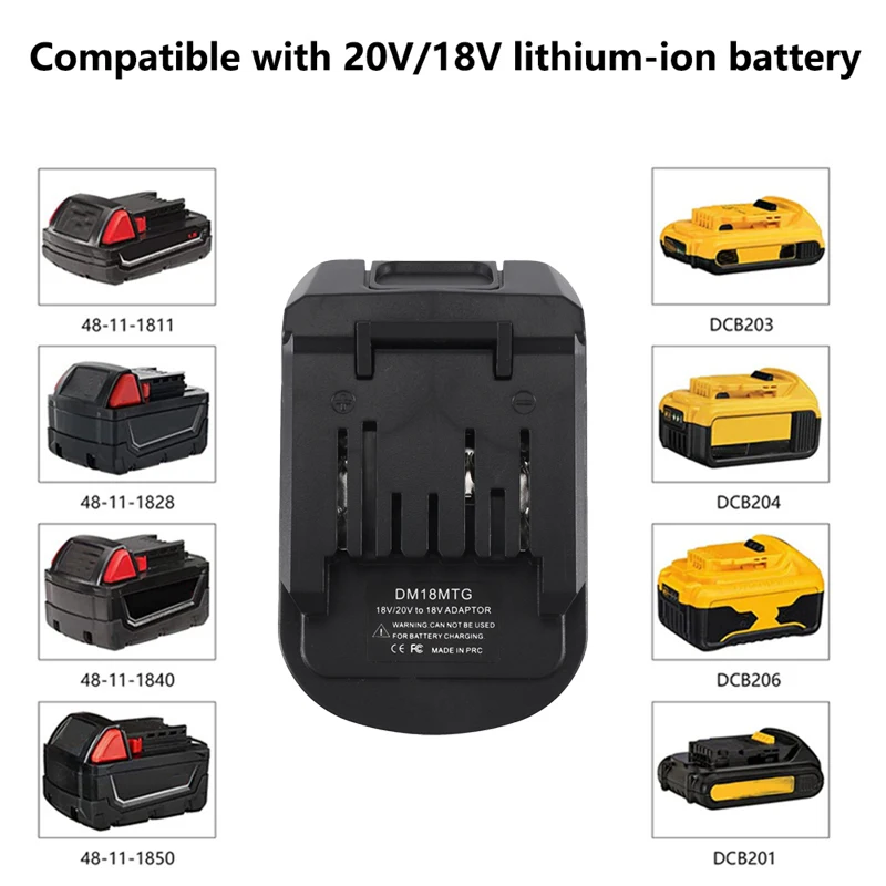 Адаптер аккумулятора alasicka dm18mtg - Фотография_4
