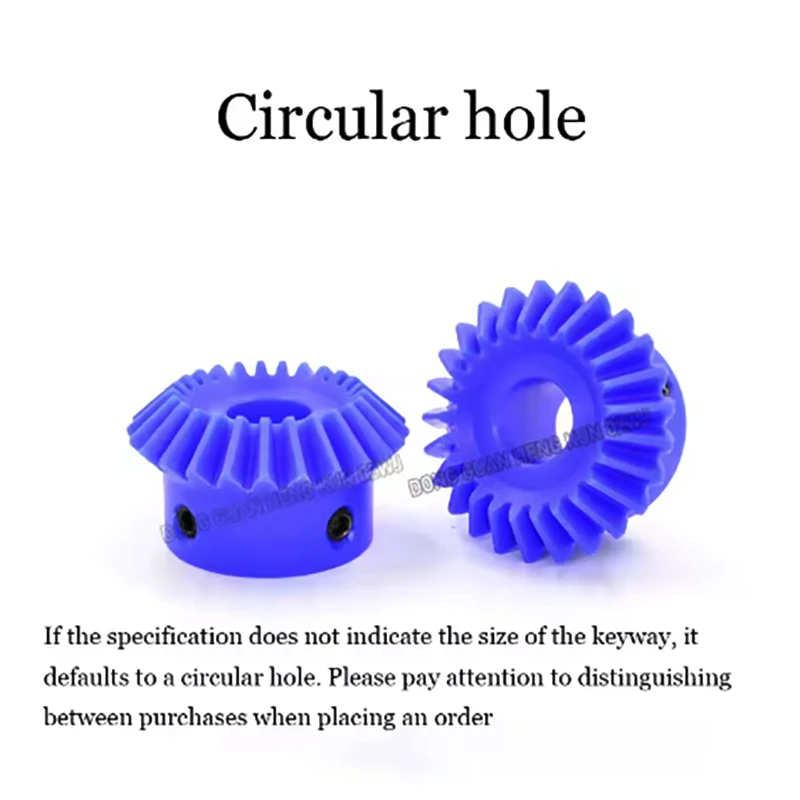 1:1 синяя нейлоновая коническая шестерня 1 м 1 - Фотография_3