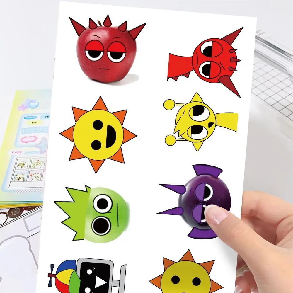 Наклейка с рисунком incredibox sprunki