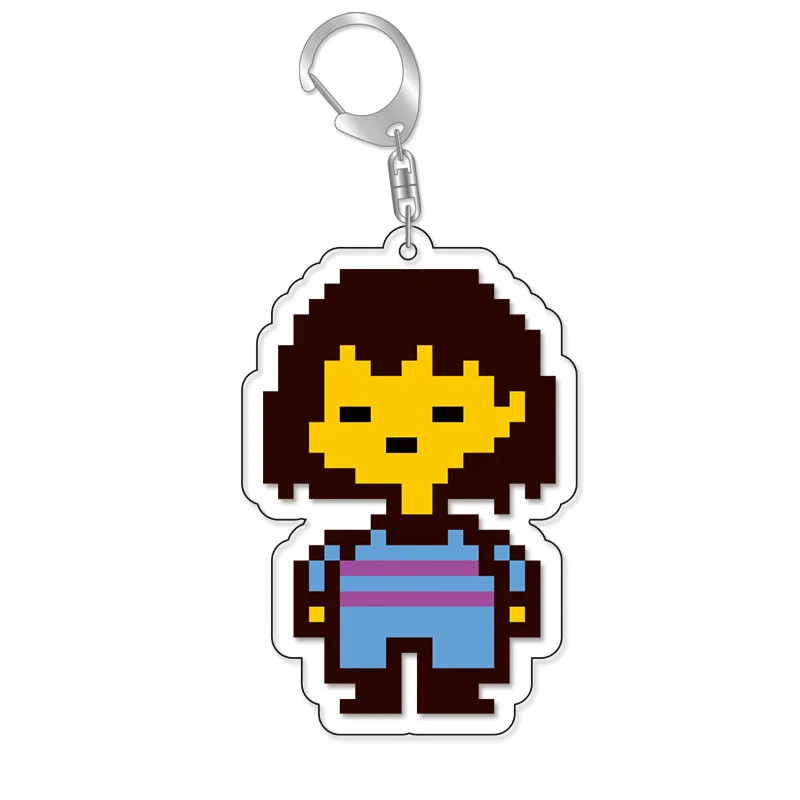 Брелок для ключей игры undertale pixel - Фотография_5
