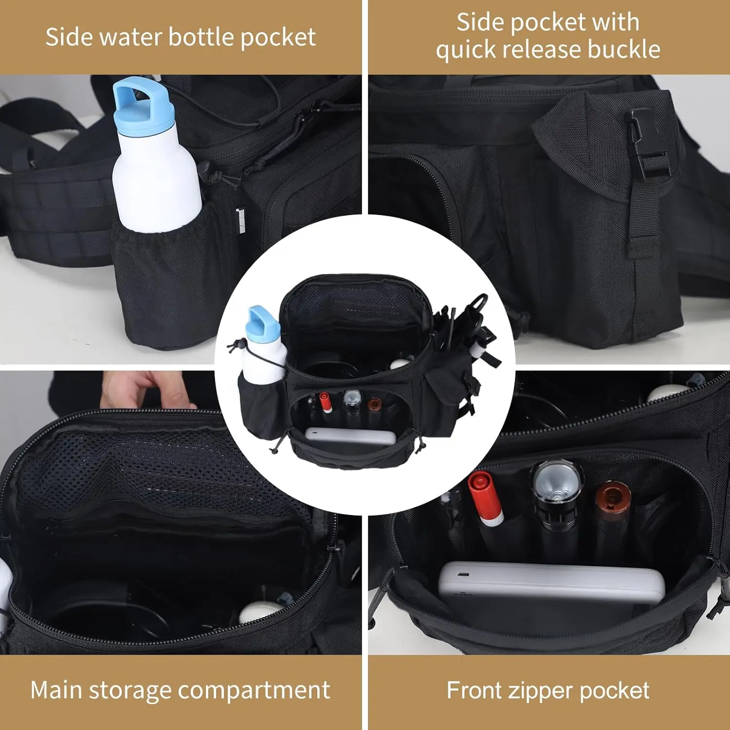 Тактическая поясная сумка mgflashforce для мужчин - Фотография_6