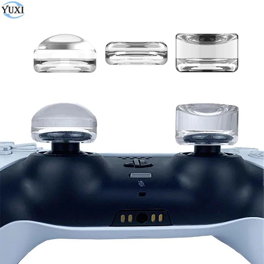 Прозрачный силиконовый чехол для джойстика yuxi 2 шт