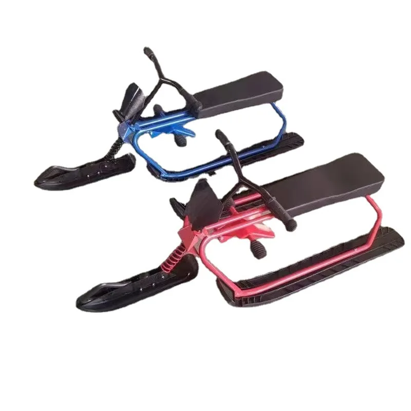 Сани, с рулевым колесом и ручкой и двойными тормозами