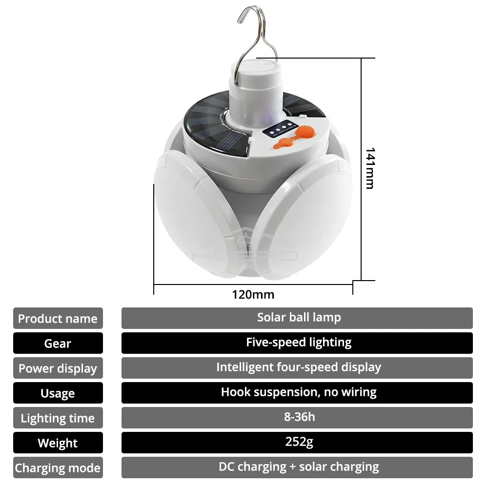 Солнечная светодиодная лампа для сада - Фотография_6