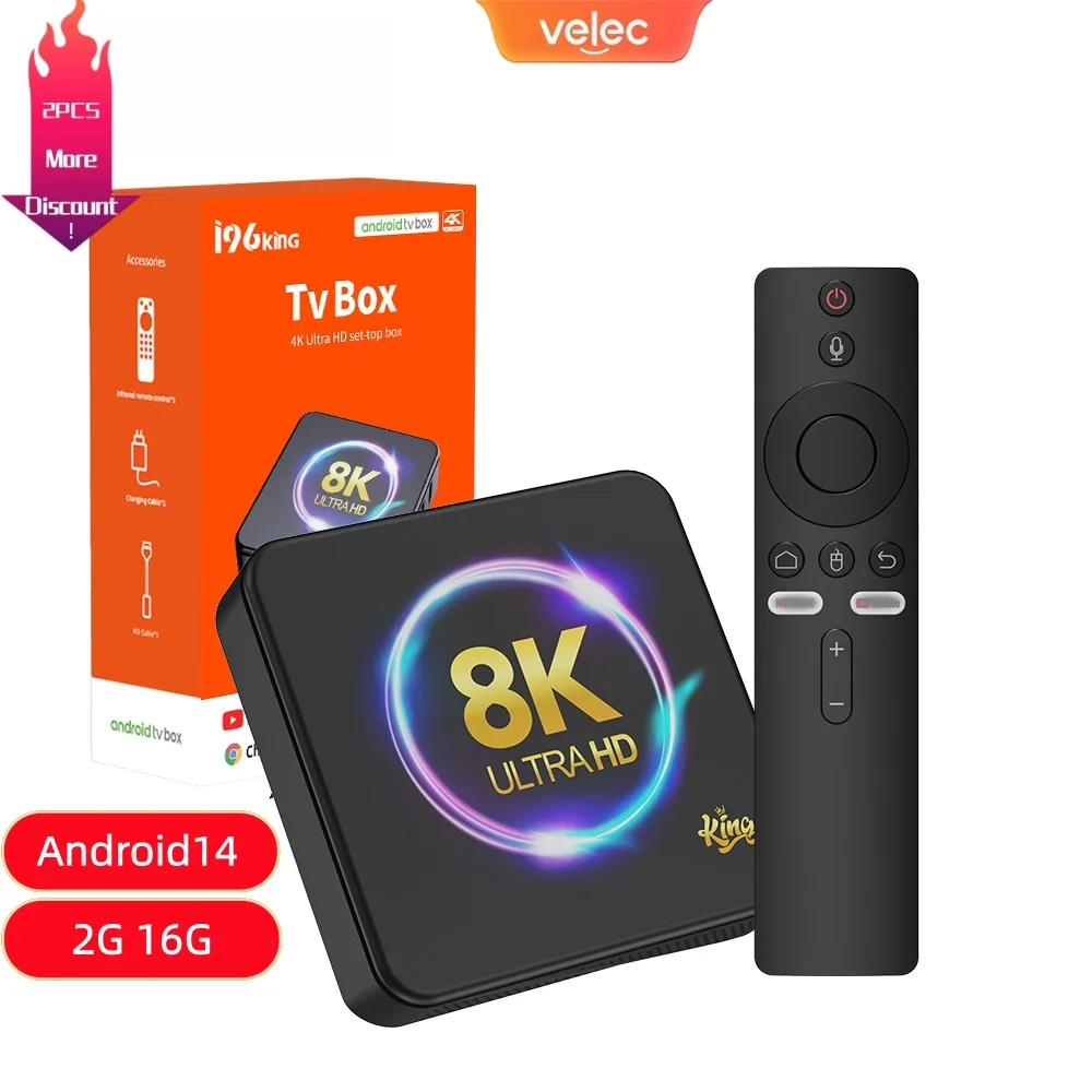 I96king android 14 smart tv box 2