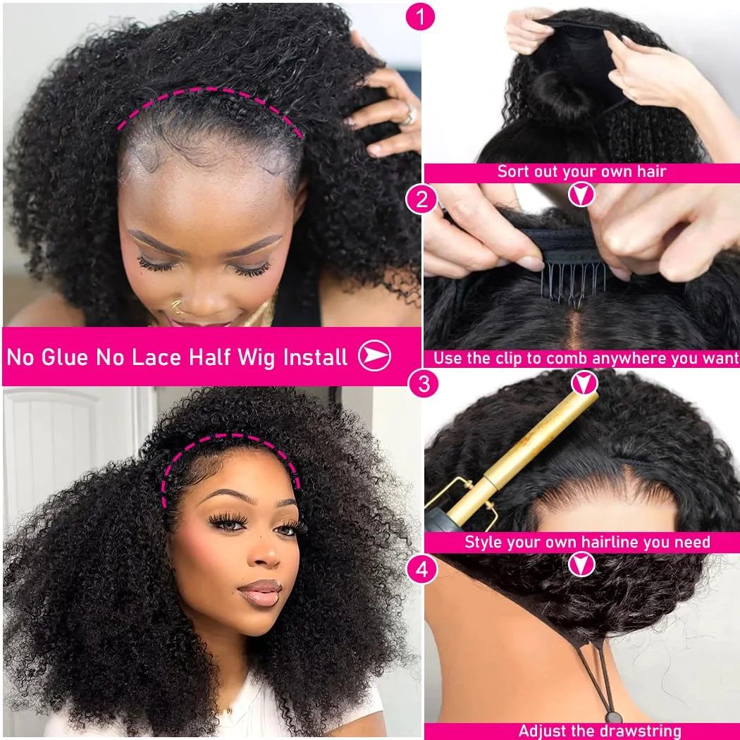 Geeta half wigs человеческие волосы - Фотография_2