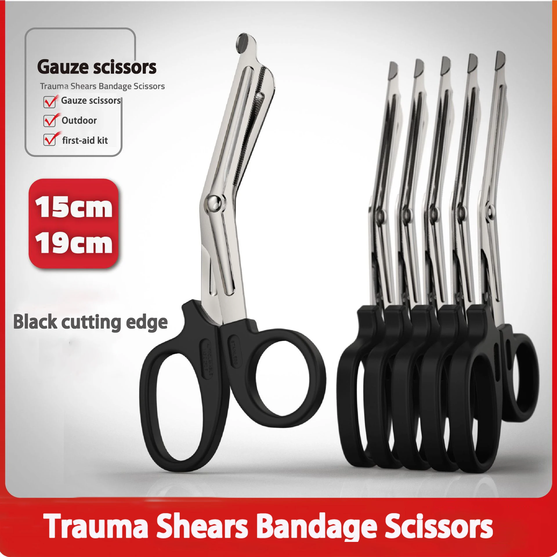 Спасательные ножницы 15/19 см для выживания