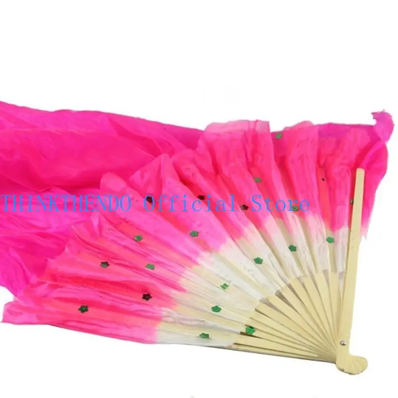 39bb colors silk fan dance fan - Фотография_2